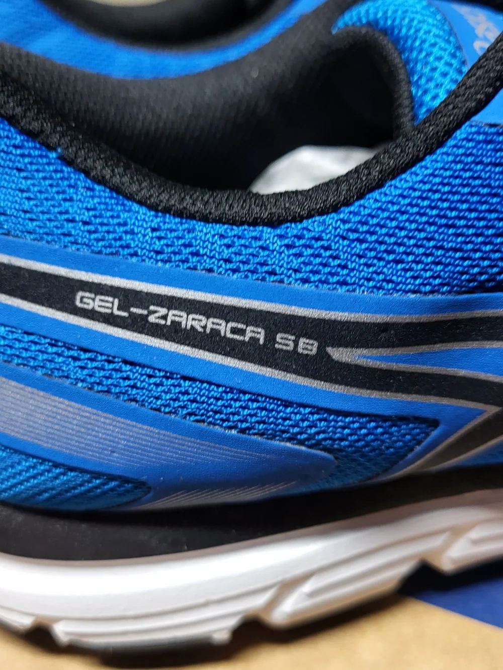 *NEW* ASICS Gel-Zaraca 5 B Running Shoes Directoire Blue/Black Size Men’s 10
